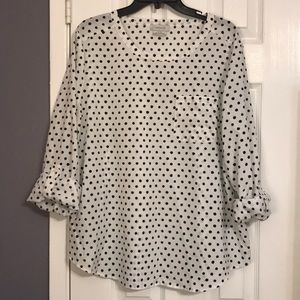 Van Heusen Polka-dot Blouse